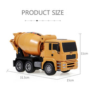 Huina 1/18 RC Engineering Construction Concrete Cement Mixer Truck Remote Control Toy Kids Gift V610-TOY-HN-1333