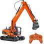 HUINA 1/14 15CH RC Alloy Long Arm Excavator Construction Engineering Vehicle Toy V610-TOY-HN-1551