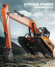 HUINA 1/14 15CH RC Alloy Long Arm Excavator Construction Engineering Vehicle Toy V610-TOY-HN-1551