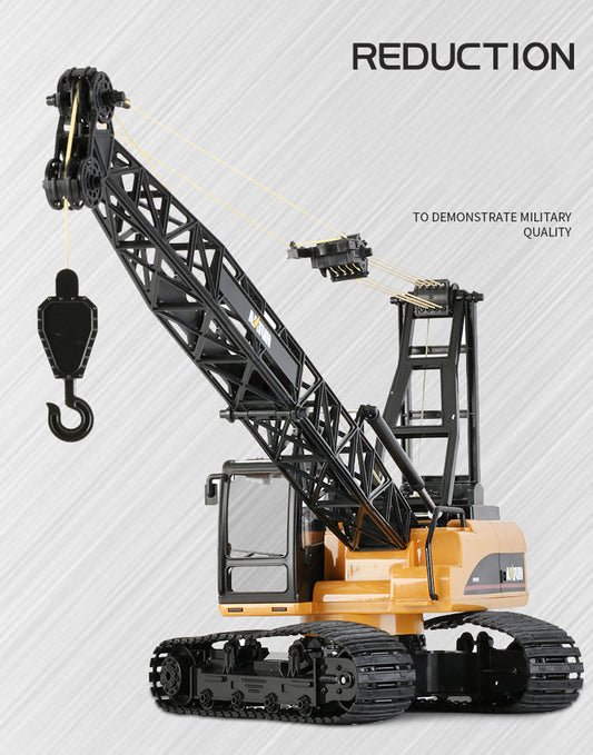 Huina RC CRANE 1:14 2.4Ghz Construction Tower Excavator Truck Toy Kids Boys Gift V610-TOY-HN-1572