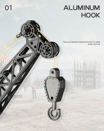 Huina RC CRANE 1:14 2.4Ghz Construction Tower Excavator Truck Toy Kids Boys Gift V610-TOY-HN-1572