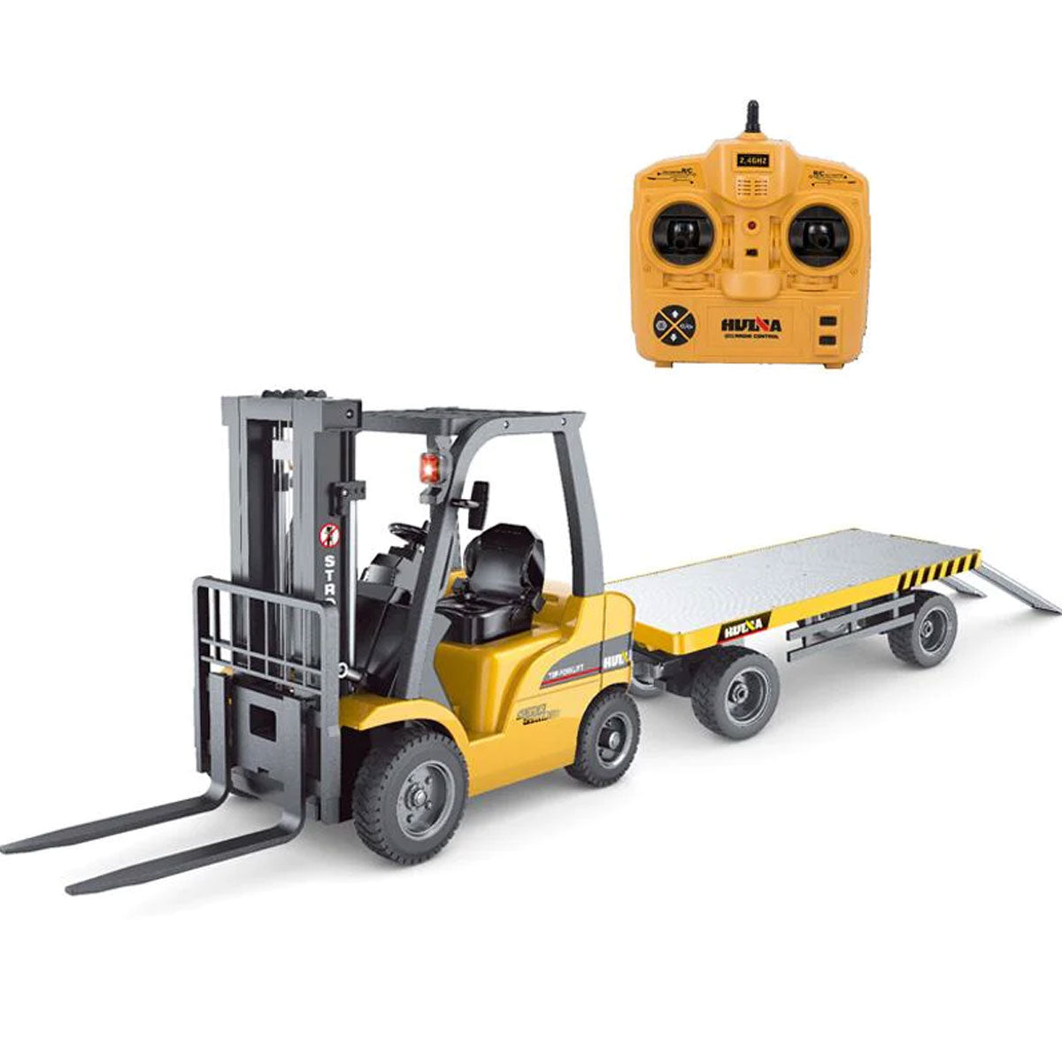 Huina 1/10 RC ForkLift Industrial Construction Engineering Vehicle Toy Trailer V610-TOY-HN-1576