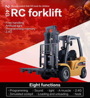 Huina 1/10 RC ForkLift Industrial Construction Engineering Vehicle Toy Trailer V610-TOY-HN-1576