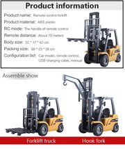 Huina 1/10 RC ForkLift Industrial Construction Engineering Vehicle Toy Trailer V610-TOY-HN-1576
