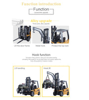 Huina 1/10 RC ForkLift Industrial Construction Engineering Vehicle Toy Trailer V610-TOY-HN-1576