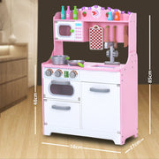 Kids Wooden Kitchen Pretend Play Set Toy Toddlers Children Cooking Food Cookware V610-TOY-KIT0707