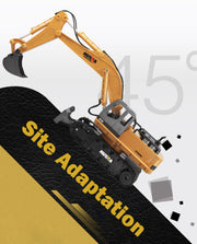 HUINA 1/16 11CH RC Alloy Excavator Construction Engineering Digger Vehicle Toy V610-TOY-RC-HN1510