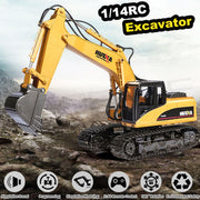 HUINA 1/14 15CH RC Alloy Excavator Construction Engineering Vehicle Digger Toy Gift V610-TOY-RC-HN550