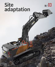 HUINA 1/14 22CH RC Alloy Excavator Construction Engineering Vehicle Toy Gift V610-TOY-RC-HN592