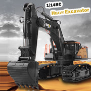 HUINA 1/14 22CH RC Alloy Excavator Construction Engineering Vehicle Toy Gift V610-TOY-RC-HN592
