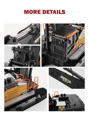 HUINA 1/14 22CH RC Alloy Excavator Construction Engineering Vehicle Toy Gift V610-TOY-RC-HN592