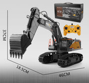 HUINA 1/14 22CH RC Alloy Excavator Construction Engineering Vehicle Toy Gift V610-TOY-RC-HN592