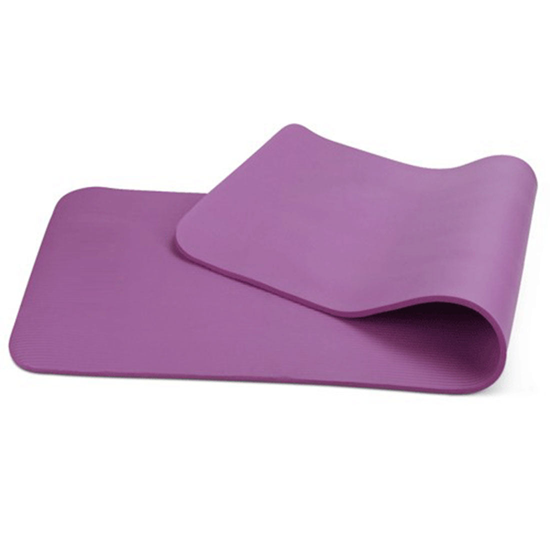 10mm Extra Thick NBR Yoga Mat Gym Pilates Fitness Exercise - purple V610-YOGMAT-10-PUR