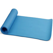 10mm Extra Thick NBR Yoga Mat Gym Pilates Fitness Exercise - blue V610-YOGMAT-10M-BLU
