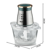 Multifunctional Stainless Steel Blade Electric Blender Salad maker and Meat Grinder, Food Processor V612-FOOD-7040