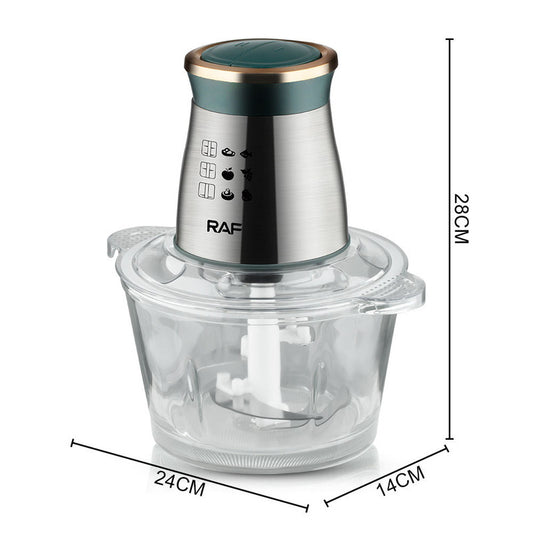 Multifunctional Stainless Steel Blade Electric Blender Salad maker and Meat Grinder, Food Processor V612-FOOD-7040