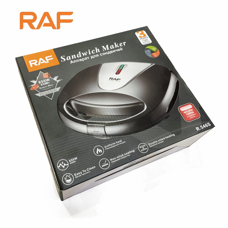 Sandwich Maker 4 Slice Stainless Steel Top & Dual Heating V612-RAF-R546S