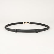 Peroz Yara Women's Black Adjustable Leather Belt V629-PZ-YARA-BLACK100