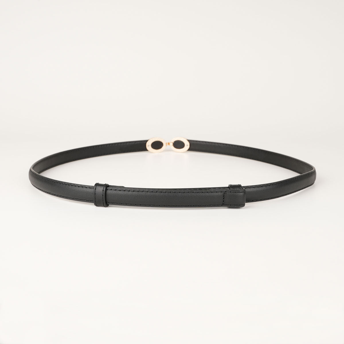Peroz Yara Women's Black Adjustable Leather Belt V629-PZ-YARA-BLACK100