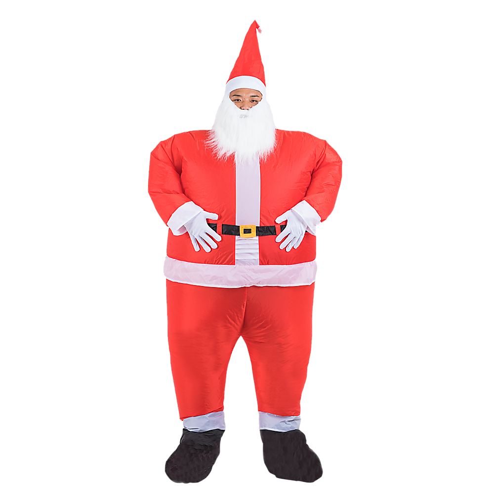 SANTA Fancy Dress Inflatable Suit -Fan Operated Costume V63-306601