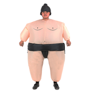 SUMO Fancy Dress Inflatable Suit -Fan Operated Costume V63-306611