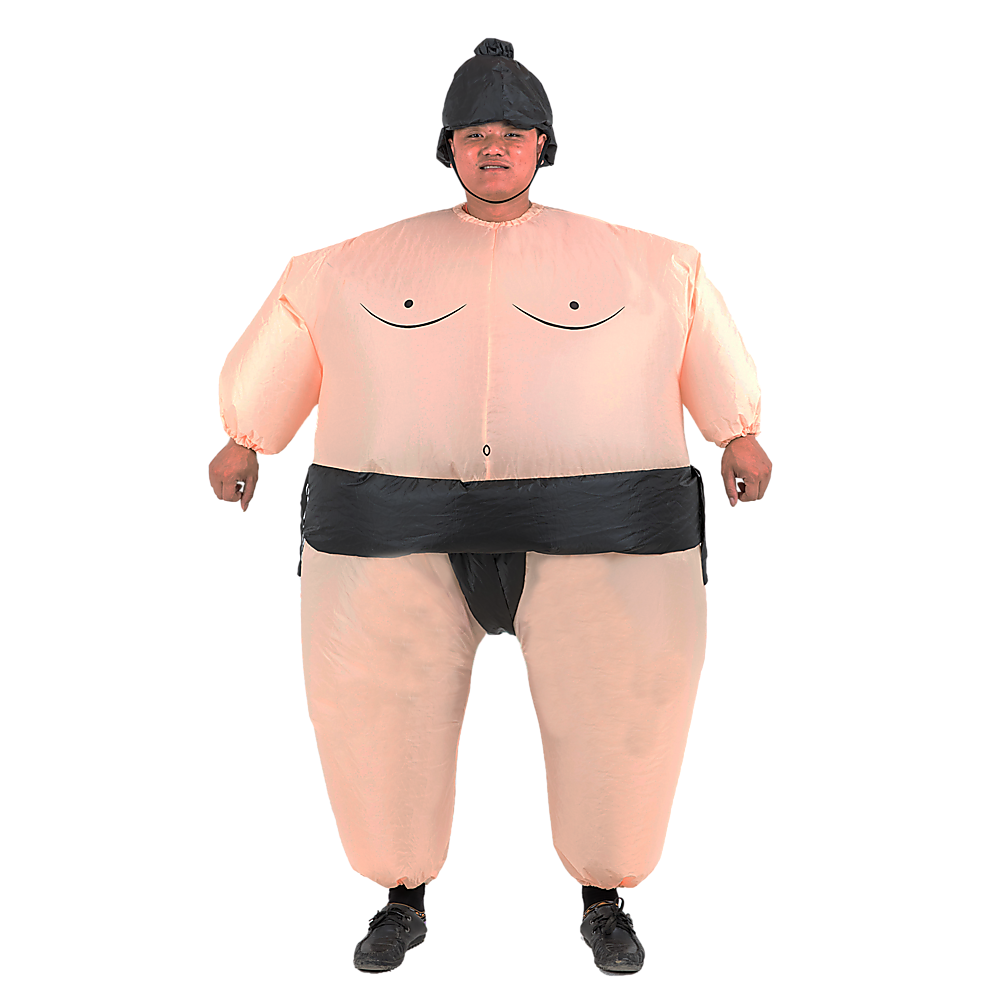 SUMO Fancy Dress Inflatable Suit -Fan Operated Costume V63-306611