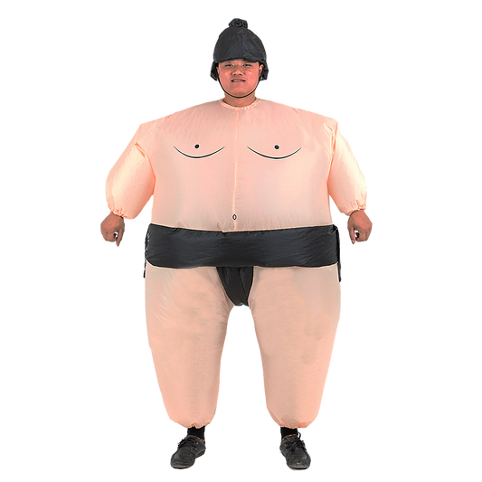 SUMO Fancy Dress Inflatable Suit -Fan Operated Costume V63-306611