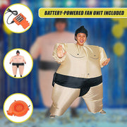 SUMO Fancy Dress Inflatable Suit -Fan Operated Costume V63-306611