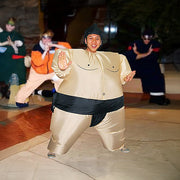 SUMO Fancy Dress Inflatable Suit -Fan Operated Costume V63-306611