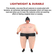 SUMO Fancy Dress Inflatable Suit -Fan Operated Costume V63-306611