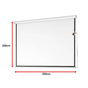 150" Electric Motorised Projector Screen TV +Remote V63-656044
