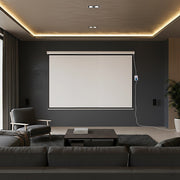 120" Electric Motorised Projector Screen TV +Remote V63-686914