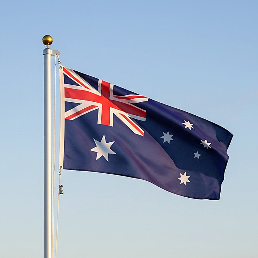 6.0m Flag Pole Full Set / Kit w Australian Flag V63-690444