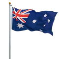 6.0m Flag Pole Full Set / Kit w Australian Flag V63-690444