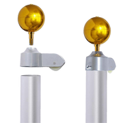 6.0m Flag Pole Full Set / Kit w Australian Flag V63-690444