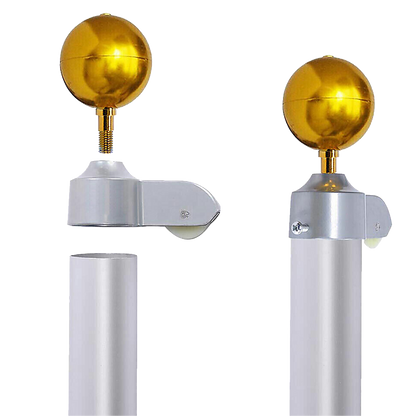 6.0m Flag Pole Full Set / Kit w Australian Flag V63-690444