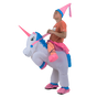 UNICORN Fancy Dress Inflatable Suit -Fan Operated Costume V63-691634