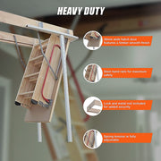 Attic Loft Ladder - 2200mm to 2700mm V63-719995
