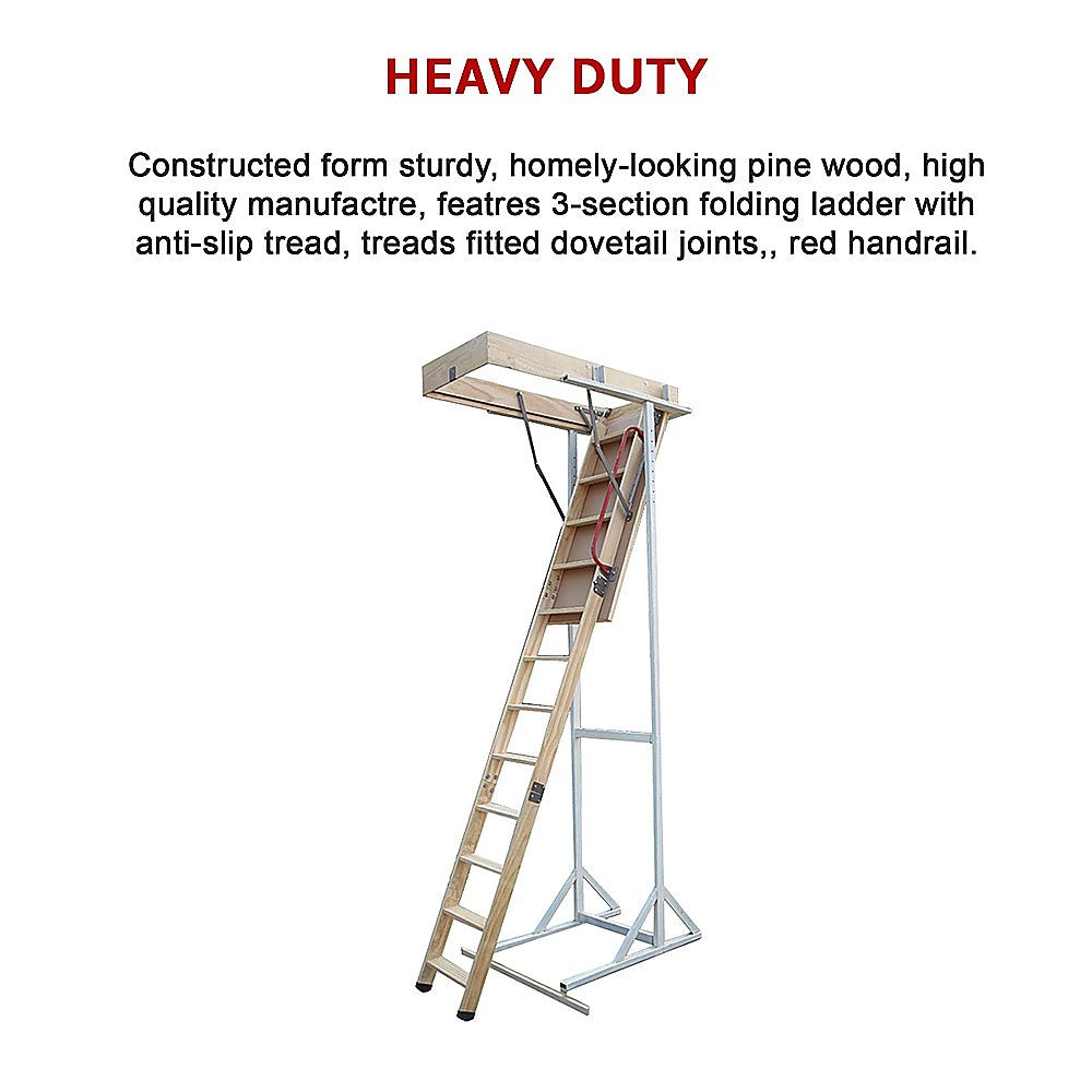 Attic Loft Ladder - 2200mm to 2700mm V63-719995