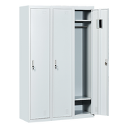 Three-Door Side by Side Office Gym Shed Storage Locker V63-759865