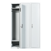 Three-Door Side by Side Office Gym Shed Storage Locker V63-759865