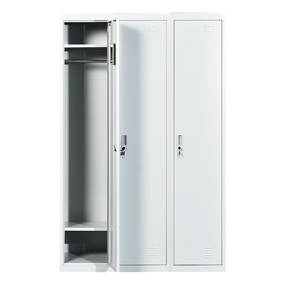 Three-Door Side by Side Office Gym Shed Storage Locker V63-759865