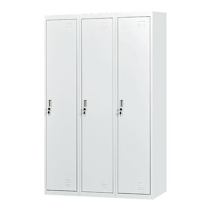 Three-Door Side by Side Office Gym Shed Storage Locker V63-759865