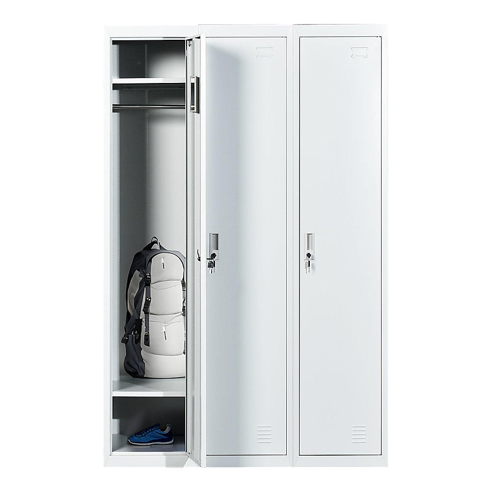Three-Door Side by Side Office Gym Shed Storage Locker V63-759865