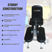Leg Stretcher Machine - Martial Arts Karate Kick Boxing Flexibility Trainer V63-759955