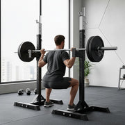Squat Rack Stand Pair Bench Press Weight Lifting Barbell