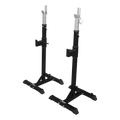 Squat Rack Stand Pair Bench Press Weight Lifting Barbell