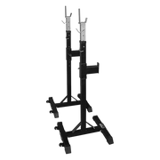 Squat Rack Stand Pair Bench Press Weight Lifting Barbell