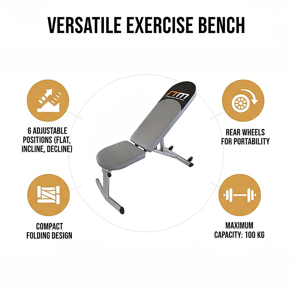 FID Flat Incline Decline Adjustable Bench Press V63-759985