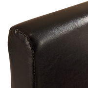Single PU Leather Bed Frame Black V63-761175